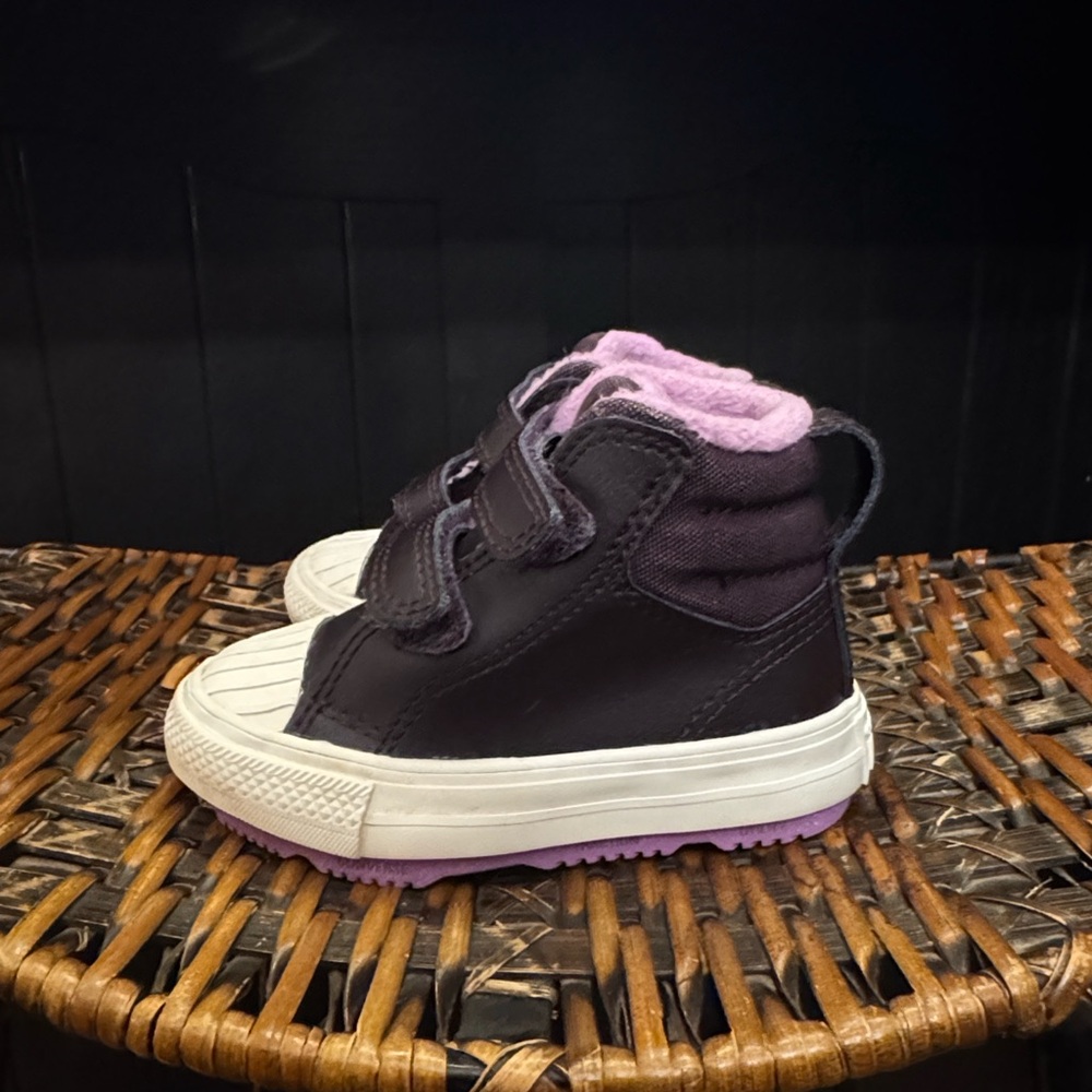 Converse Boot Infant 5 Brown / Purple